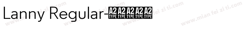 Lanny Regular字体转换